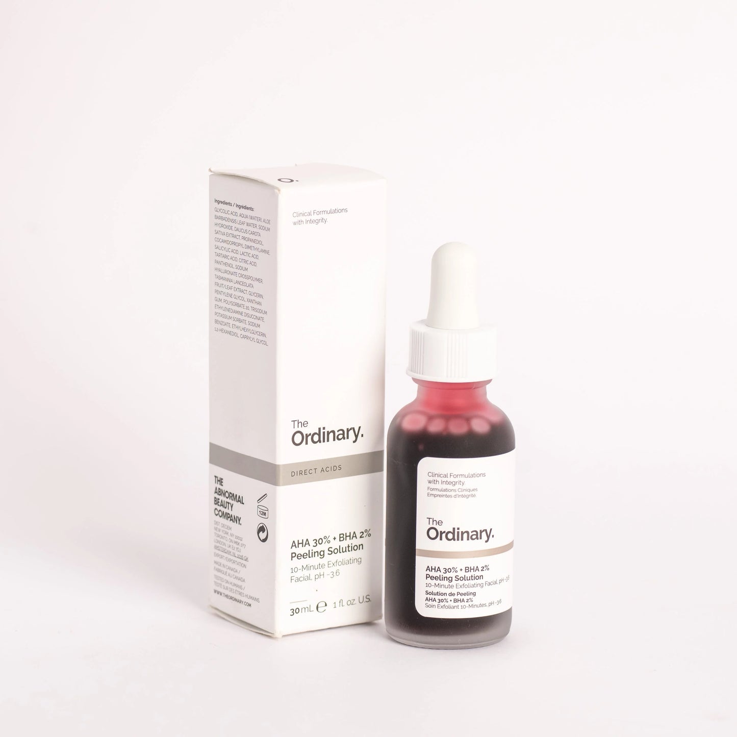 The Ordinary - AHA 30% + BHA 2% Peeling Solution - 30ml